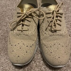 Cole Haan Women's 2.ZERØGRAND Stitchlite™ Wingtip Oxfords in Gold
